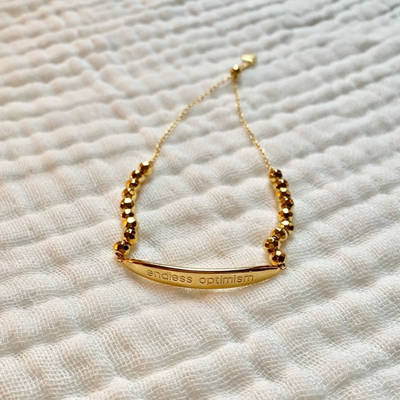 ENDLESS OPTIMISM Gorjana Intention Bracelet
